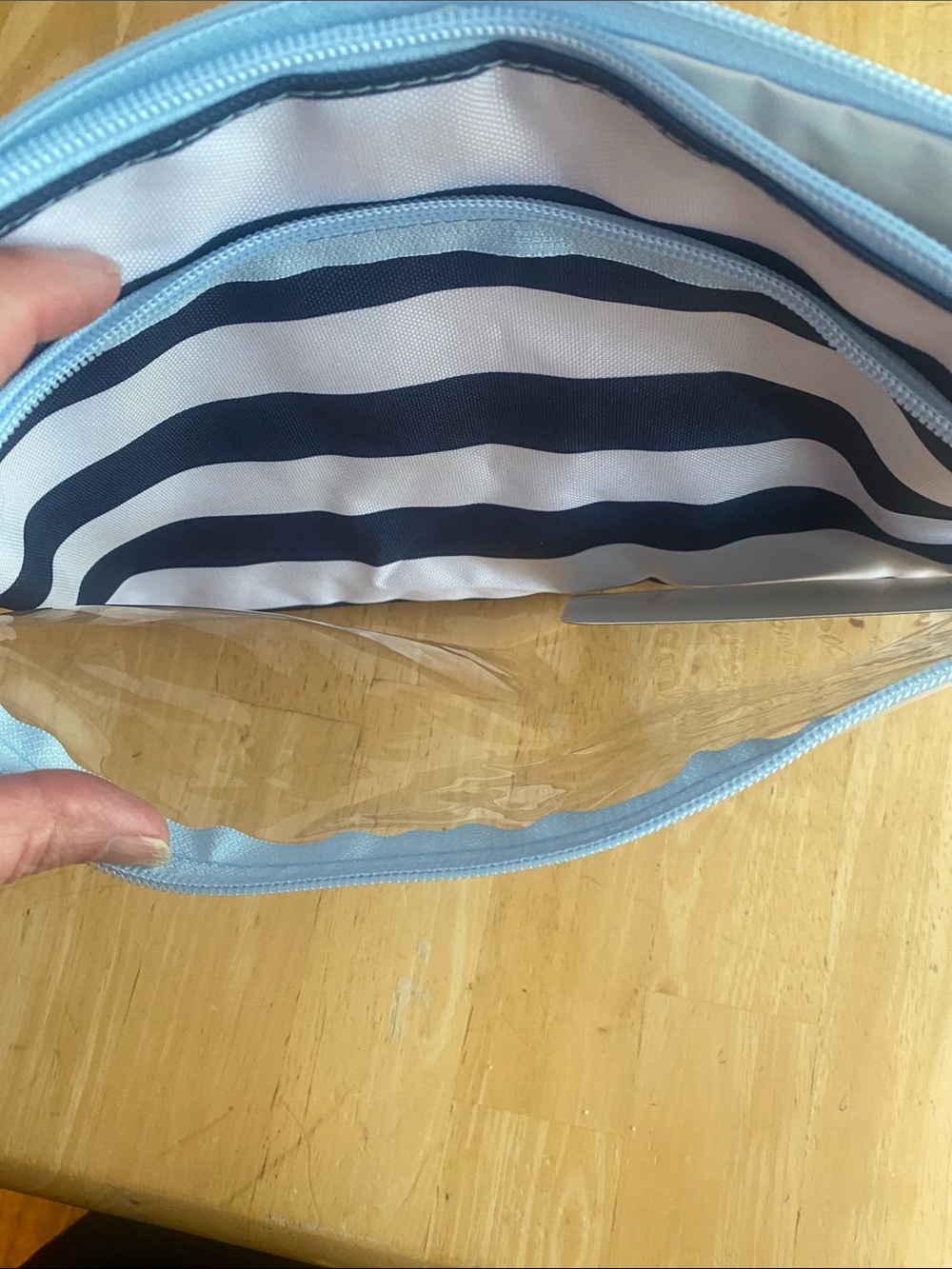 Wet dry swimsuit Pouch w front Touch Screen Pocket for phone 12.5x8 NWT Summer - Picture 4 of 6